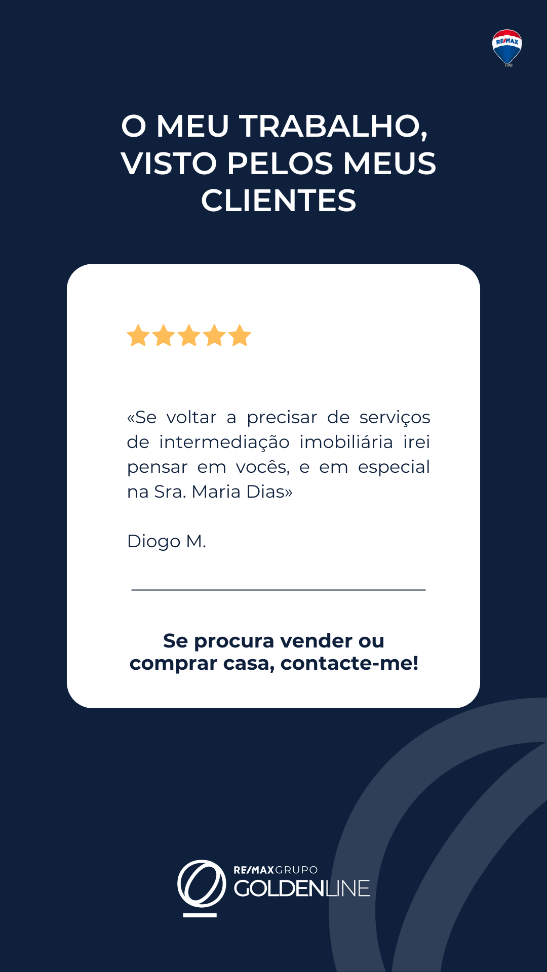 Cópia de Story — Testemunho de Cliente